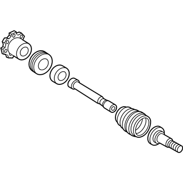 39600-1LA1D Infiniti Shaft Assy-Rear Drive Illustration 1 of 1