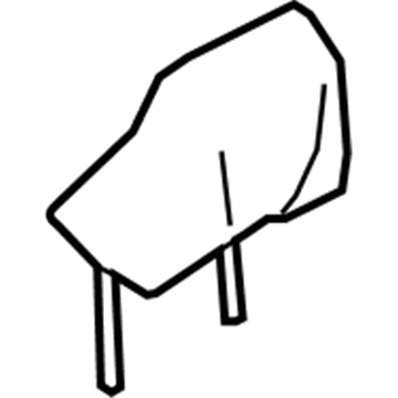 86400-5CN0E Infiniti Front Seat Headrest Assembly Illustration 1 of 1