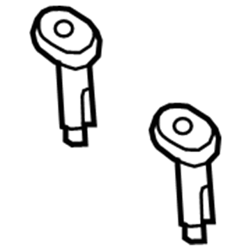 87602-4BA3A Infiniti Headrest Lock Holder Assembly Illustration 1 of 1