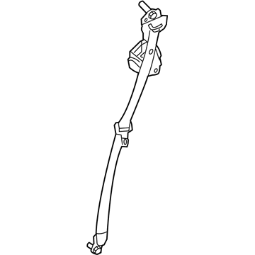 2024 Infiniti QX80 Seat Belt - 89845-6JE2A