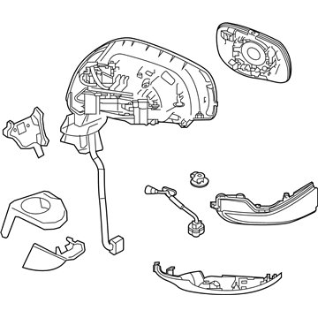 2021 Infiniti Q60 Car Mirror - 96301-5DV0A