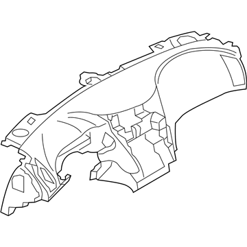 68200-6HH6C Infiniti Instrument Panel & Pad Assembly Illustration 1 of 1