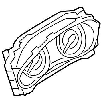 Infiniti 24820-6JS0A Speedometer Assy-Analog 24820-6JS0A Infiniti Speedometer Assy-Analog Illustration 1 of 1