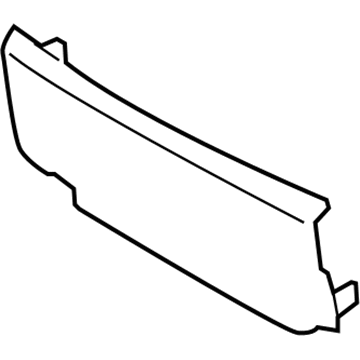 87389-6JF0B Infiniti FINISHER Assembly-Rear, Front Cushion LH Illustration 1 of 1