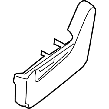 87389-6JL0A Infiniti Front Seat Cushion Finisher Assembly Left Hand Illustration 1 of 1