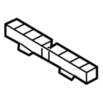 27912-6JF0A Infiniti GRILLE ASSY-REAR COOLER OUTLET Illustration 1 of 1