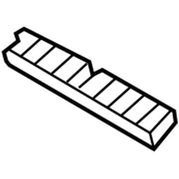 27913-6JF0A Infiniti GRILLE ASSY-REAR COOLER OUTLET Illustration 1 of 1