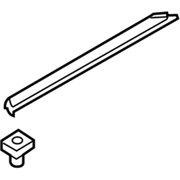 G6952-5CV1B Infiniti Plate-Kicking, Front Outer LH Illustration 1 of 1
