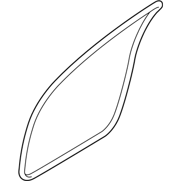 76921-4GA0B Infiniti Body Weather Strip Front Right Hand Illustration 1 of 1