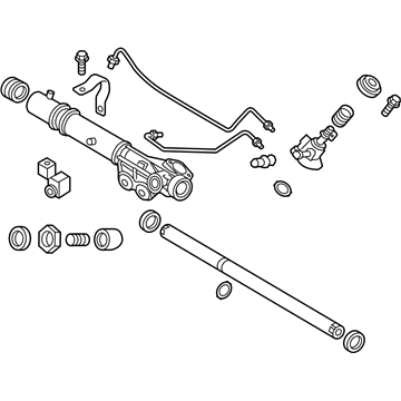 2020 Infiniti QX80 Rack And Pinion - 49200-1LA2B