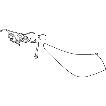 2024 Infiniti Q50 Tail Light - 26555-6HH5A