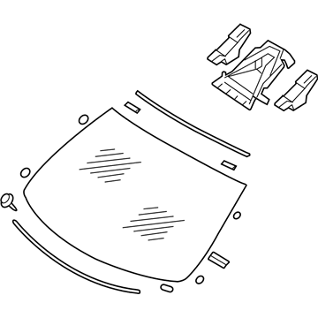 2021 Infiniti Q60 Windshield - G2700-5CA2B