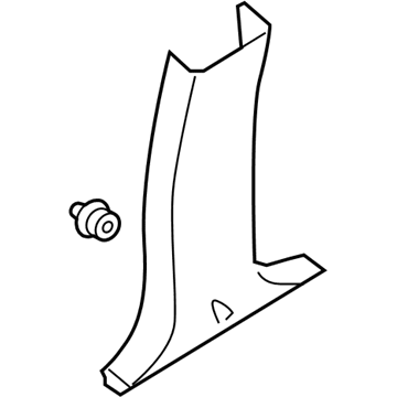 76916-6JL0A Infiniti Lower Center Pillar Garnish Left Hand Illustration 1 of 1