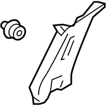 76914-5ZT8E Infiniti GARNISH-CNTR Pillar UPR LH Illustration 1 of 1