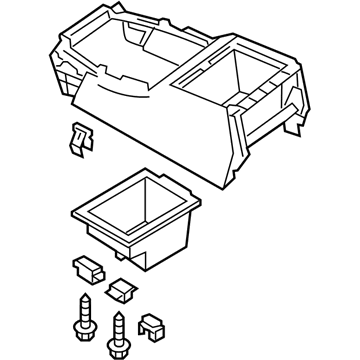 96911-6GW2C Infiniti Console Body Illustration 1 of 1