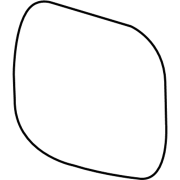 96366-6JL0A Infiniti GLASS - MIRROR, LH Illustration 1 of 1