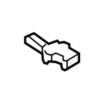 91272-4BA0A Infiniti SLIDER-SHADE,FRONT Illustration 1 of 1