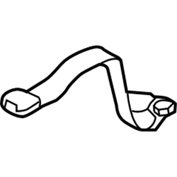 89852-6JE5A Infiniti Belt Assy-Buckle,3rd Seat Illustration 1 of 1