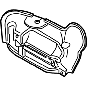 284G8-6JE0A Infiniti Splash Guard Illustration 1 of 1