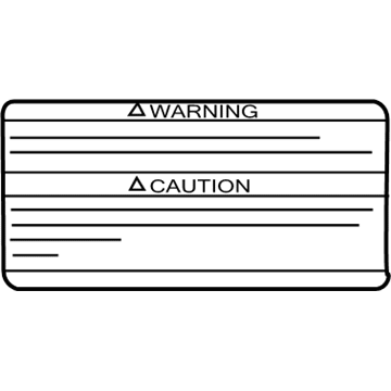 14805-6JF0A Infiniti Emission Control Information Label Illustration 1 of 1