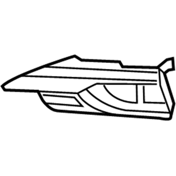 62257-6HN0B Infiniti Finisher-Front Bumper Fascia,LH Illustration 1 of 1