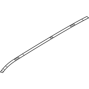 73853-6JE0B Infiniti Roof Drip Moulding Left Hand Illustration 1 of 1