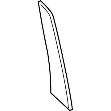 822D3-1LA1A Infiniti Cover-Rear Door Sash,LH Illustration 1 of 1