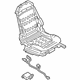 Infiniti 87105-5CS0A Front Seat Frame & Adjuster Assembly Right Hand