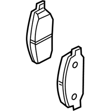 Infiniti Brake Pad Set - D4M60-9N00B