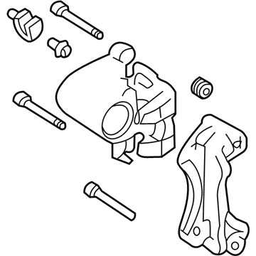 Infiniti 44001-CD00D CALIPER Assembly-Rear RH,W/O Pads Or SHIMS