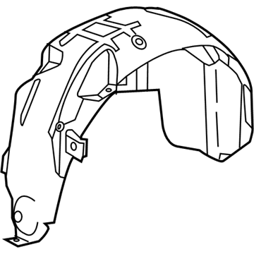 Infiniti Wheelhouse - 76748-9NF0A