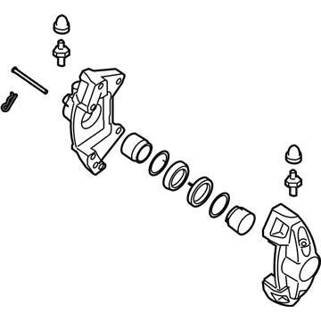Infiniti Q50 Brake Caliper - 44011-5CA1B