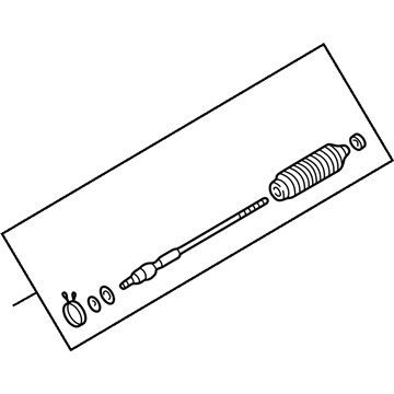 Infiniti 48521-AR000 Socket Kit - Tie Rod, Inner
