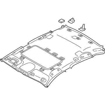 Infiniti 73910-5UT1C Headlining Assy