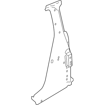 Infiniti 76514-5CA0A Reinforce-Lock Pillar,RH