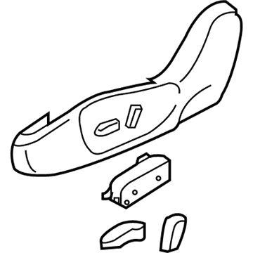 Infiniti 87380-JL21A Finisher Assy-Cushion,Front Seat LH