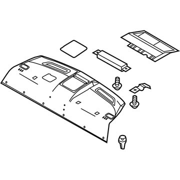 Infiniti 79910-AL20A FINISHER - Rear Parcel Shelf