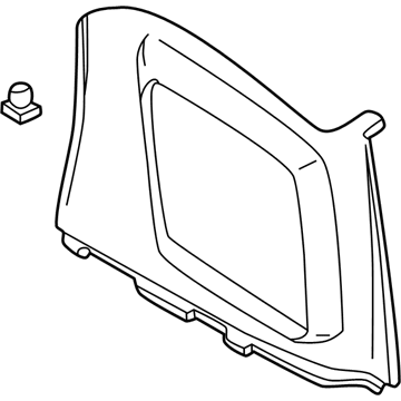 Infiniti 76935-5W902 Finisher-Luggage Side,Upper LH