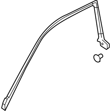 Infiniti Weather Strip - 76861-5CA0A