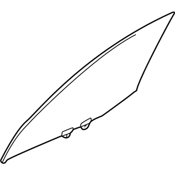 Infiniti 80300-2Y963 Glass Assembly-Door Window,R