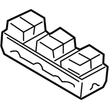 25401-1BA3A Infiniti Main Power Window Switch Assembly Illustration 1 of 1
