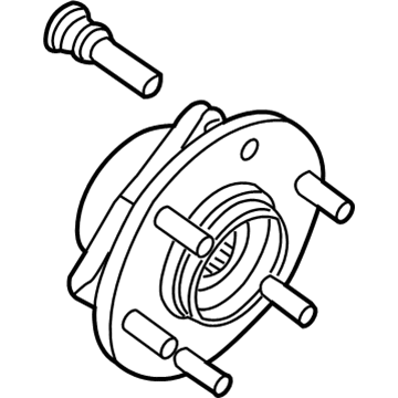 Infiniti Wheel Hub - 40202-1LA3A