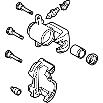 Infiniti 44001-CN11A CALIPER Assembly-Rear RH,W/O Pads Or SHIMS