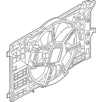 Infiniti QX55 Radiator fan - 21481-5NA1A