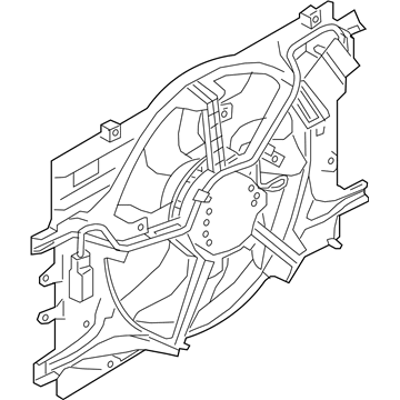 Infiniti Q50 Radiator fan - 21481-4GC0B