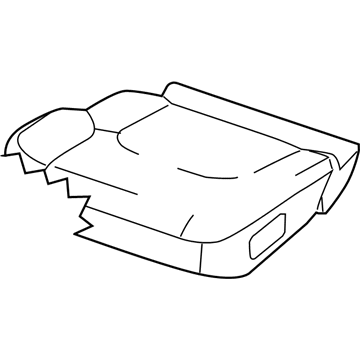 Infiniti 87370-ZP62A Trim Assembly-Front Seat CUSHI