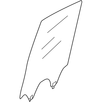 Infiniti 82300-3JA1C Glass Assy-Rear Door Window,RH