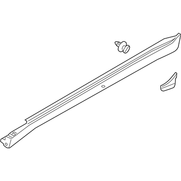 Infiniti 76851-1A51C Protector-Body Side Sill,LH