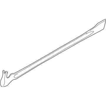 Infiniti 76853-6Y615 Mudguard-Center,Front LH