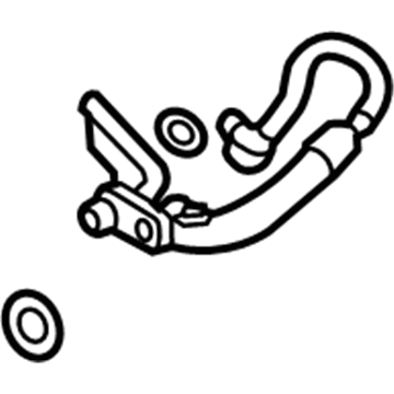 Infiniti Q50 A/C Hose - 92490-6HB1A